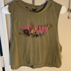 Gymshark Olive Green Tank